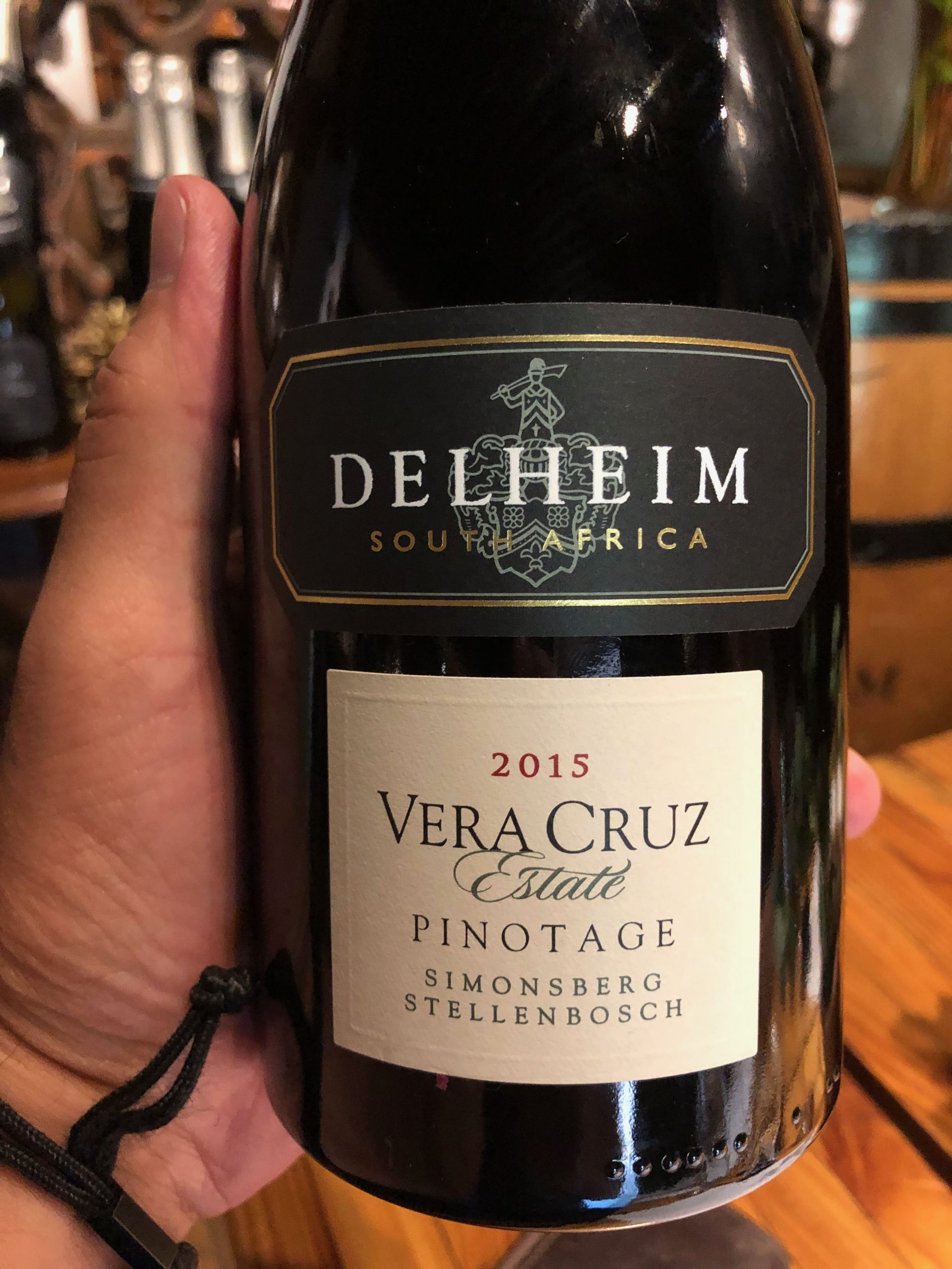 Pinotage Jahrgang 2015 vom Weingut Delheim